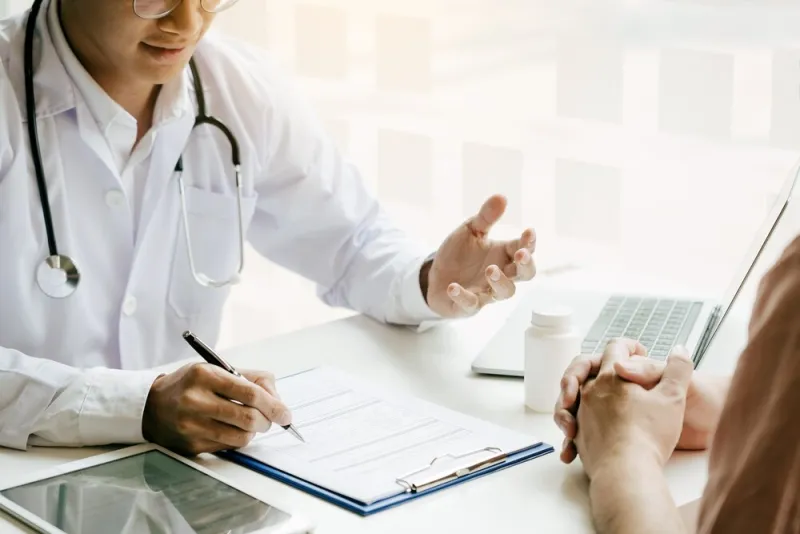 How do doctors verify patients for online prescriptions?